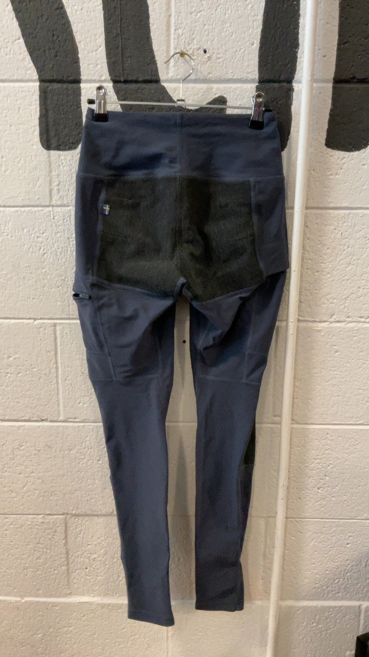 Fjallraven W's Abisko Trekking Pants (Leggings) S Blue/Black