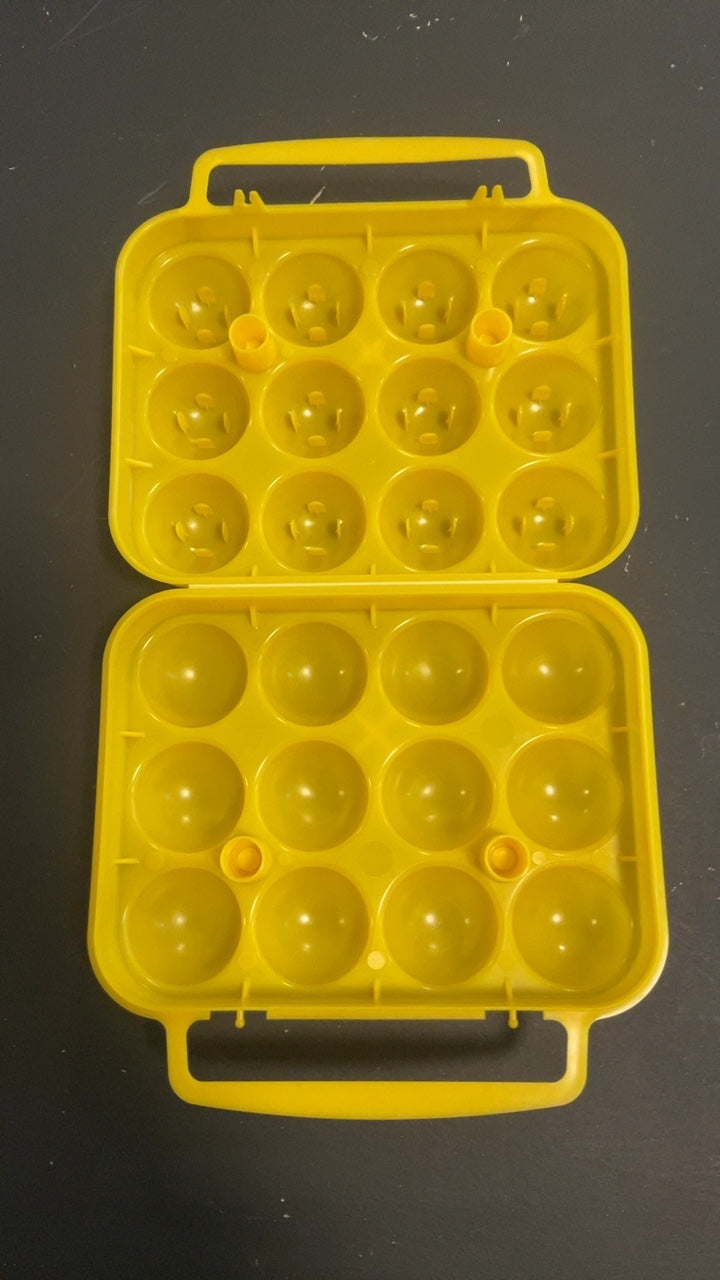 Unknown Egg Container Camping Accessories Yellow