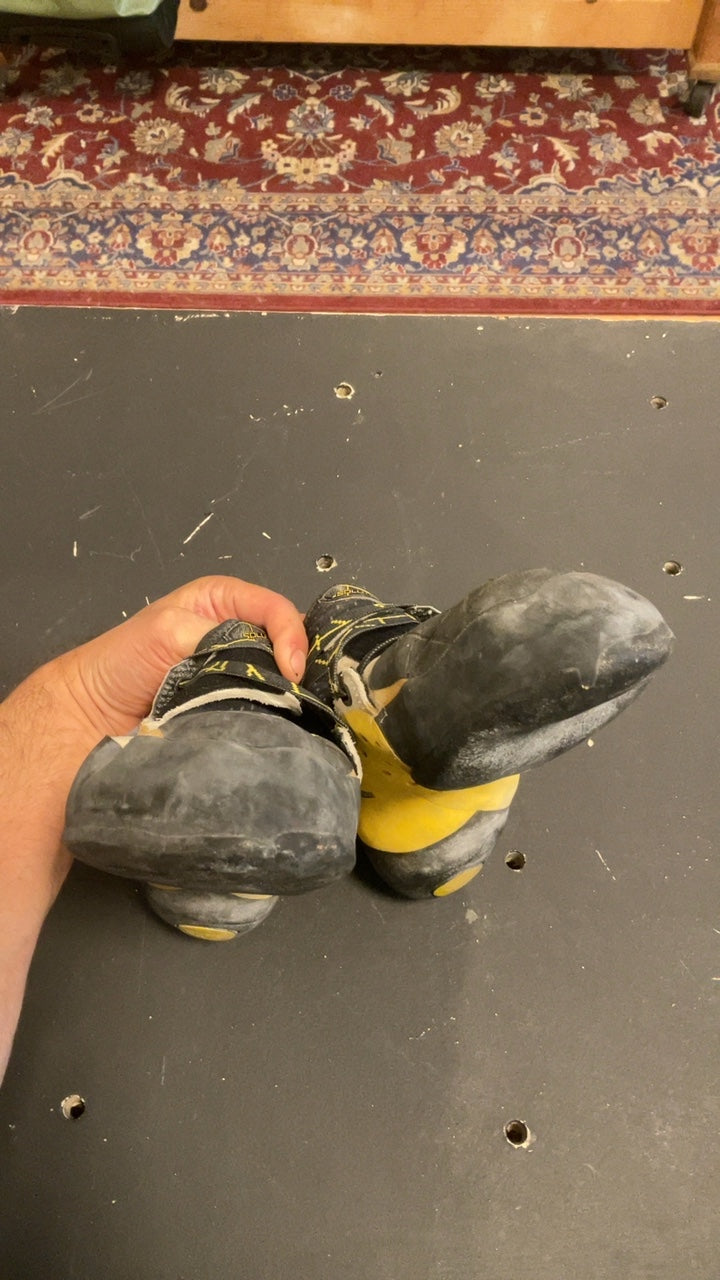 La Sportiva Solution Shoes (Climbing) 43/10 Yellow/White/Black