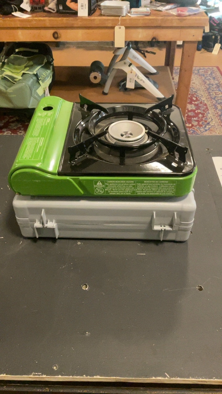 Eureka SPRK Camping Stove Green (Tested and Working)
