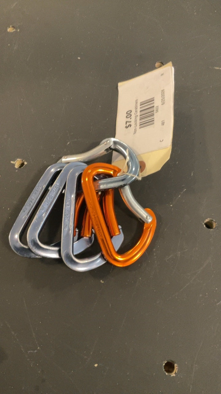 Non-Locking Carabiners