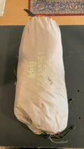 REI Passage 1 Tent 1P Orange/Grey w/ Footprint (Needs Repair)