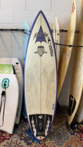 Pearson Arrow Surfboard (Short) 5'10" White/Blue (Needs Repair)