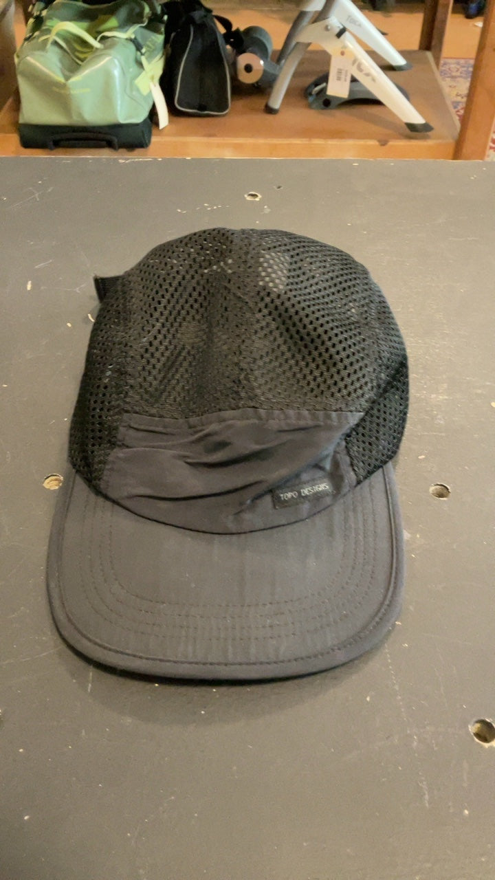 Topo Designs Hat (Snapback) Black