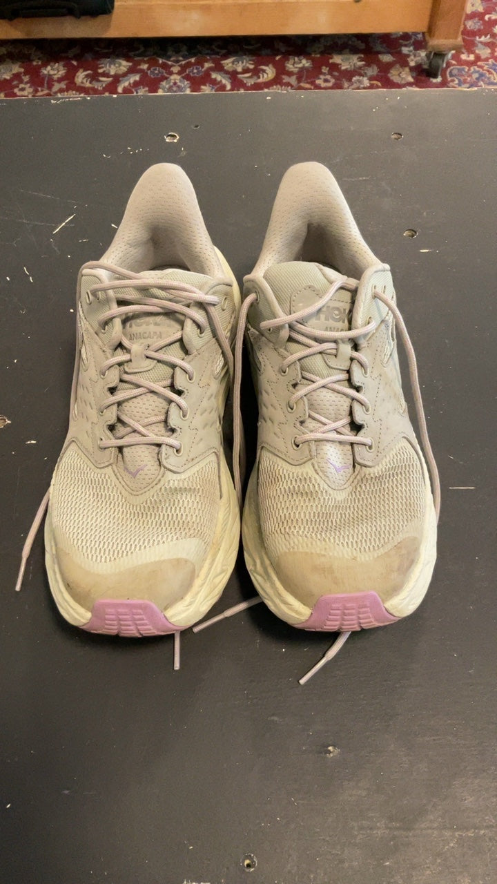 Hoka Shoes Womens 8.5 Grey/Pink