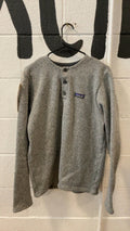 Patagonia Henley Pullover Sweater M Grey