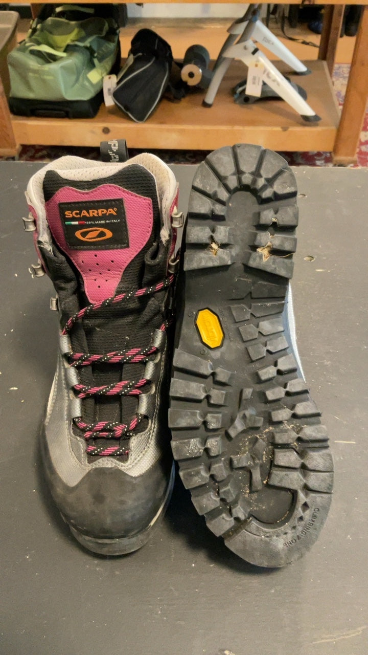 Scarpa Shoes (Hiking Boots) 7 Pink/Grey/Black