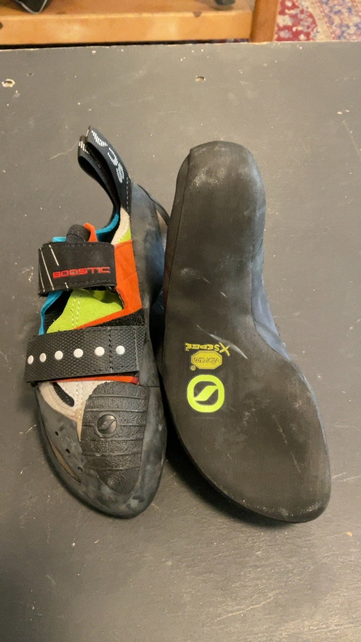 Scarpa boostic Shoes (Climbing) 37 Black/Blue/Green