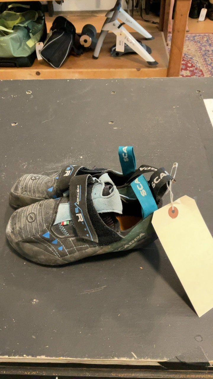 Scarpa Shoes (Climbing) 36.5 Blue/Black