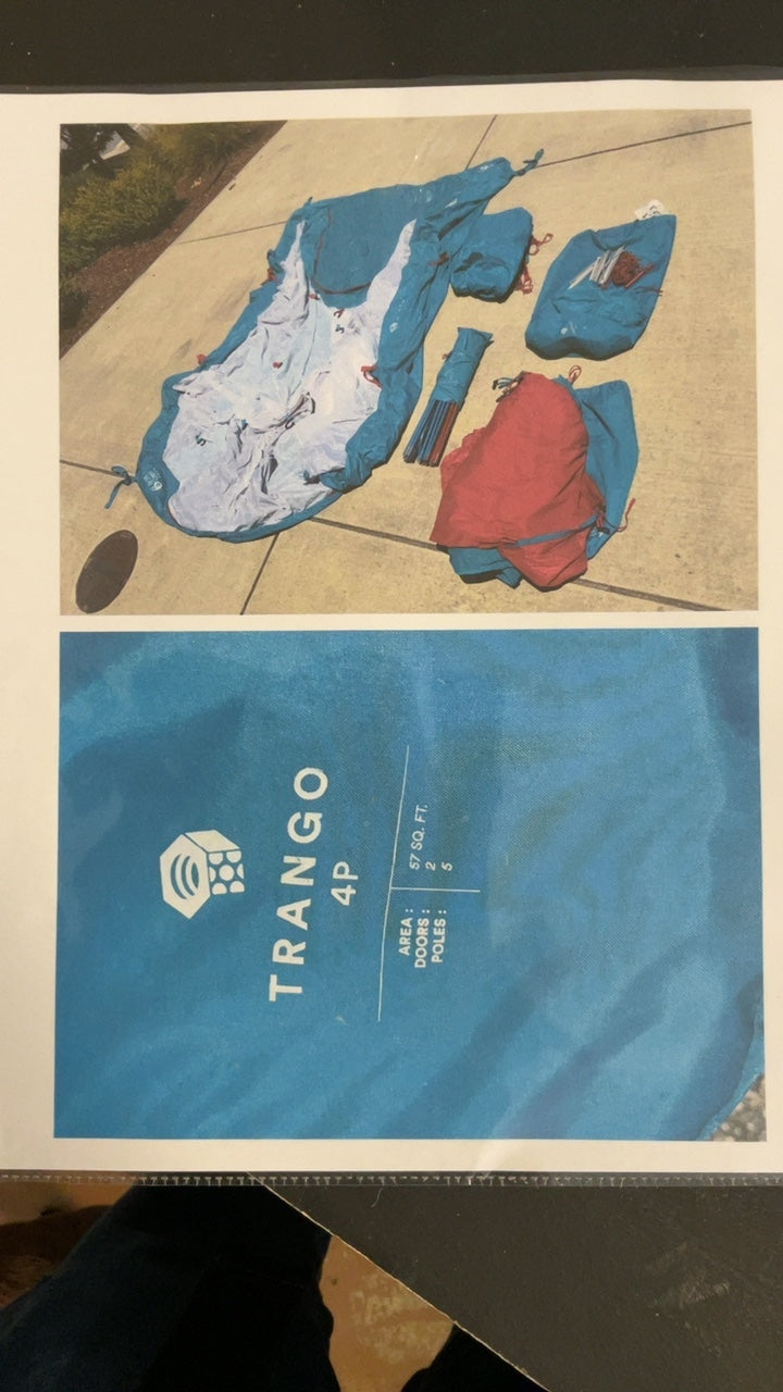 Trango Camping (Tent) 57 SQ FT Red/Blue