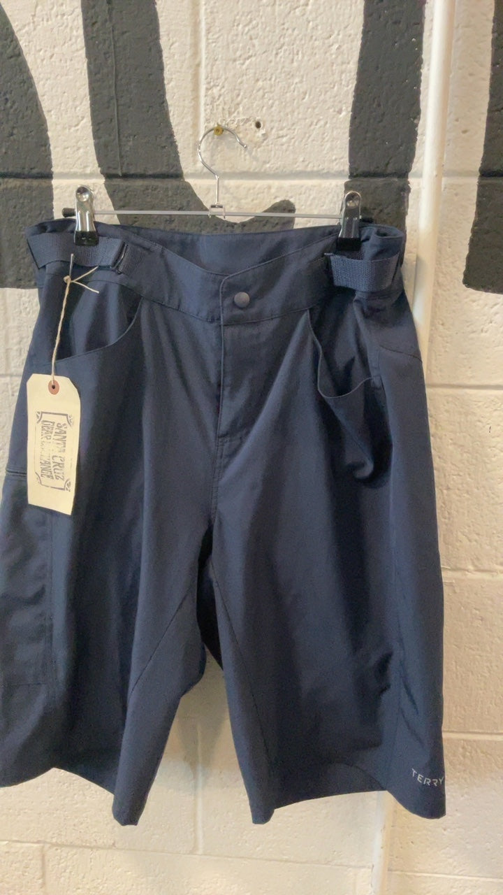 Terry Shorts (Biking) XL Blue Padded