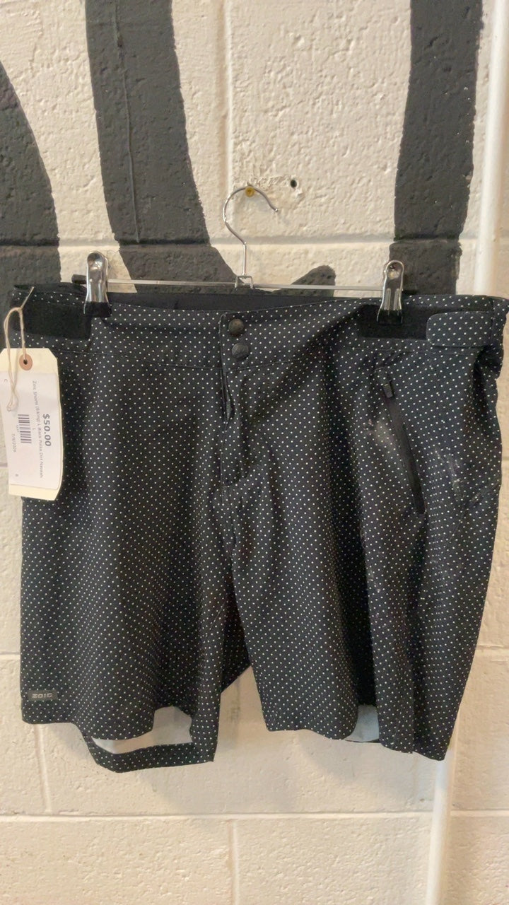 Zoic Shorts (Biking) L Black Polka Dot Naveah