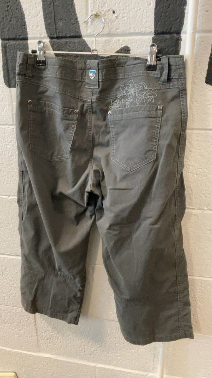 KUHL Capri Pants 10 Grey