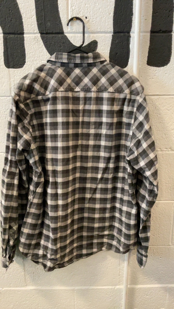 Helly Hansen Mammoth Longsleeve (Button-Up) L Black/White/Grey
