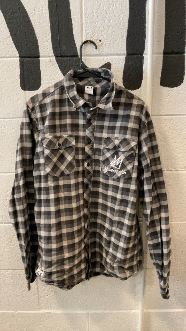 Helly Hansen Mammoth Longsleeve (Button-Up) L Black/White/Grey