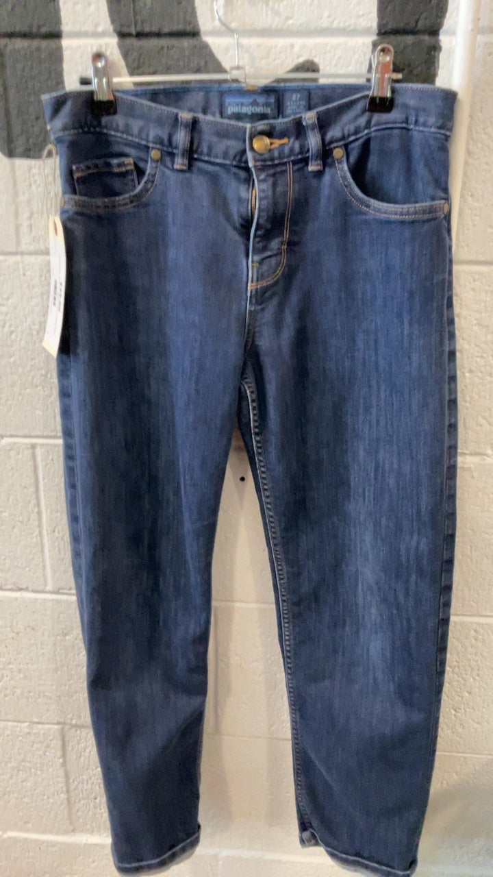 Patagonia Pants 27 Blue Demin Boyfriend