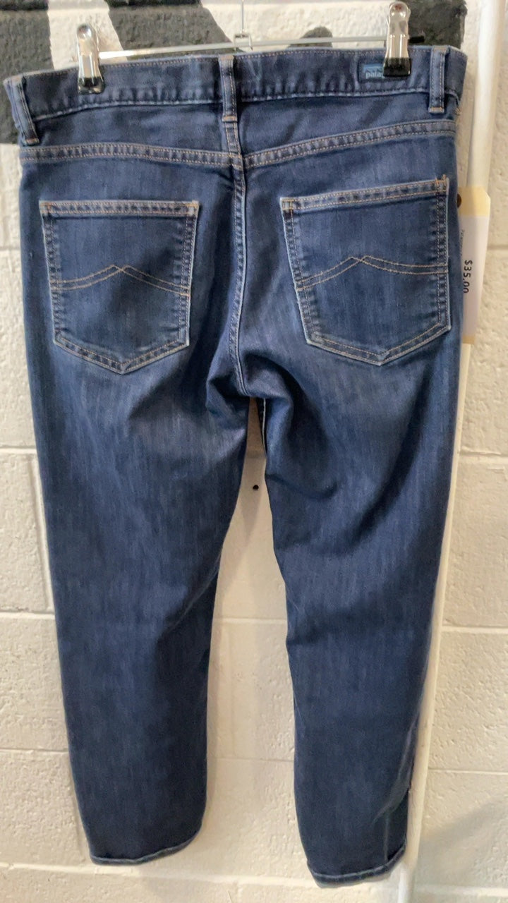 Patagonia Pants 27 Blue Demin Boyfriend