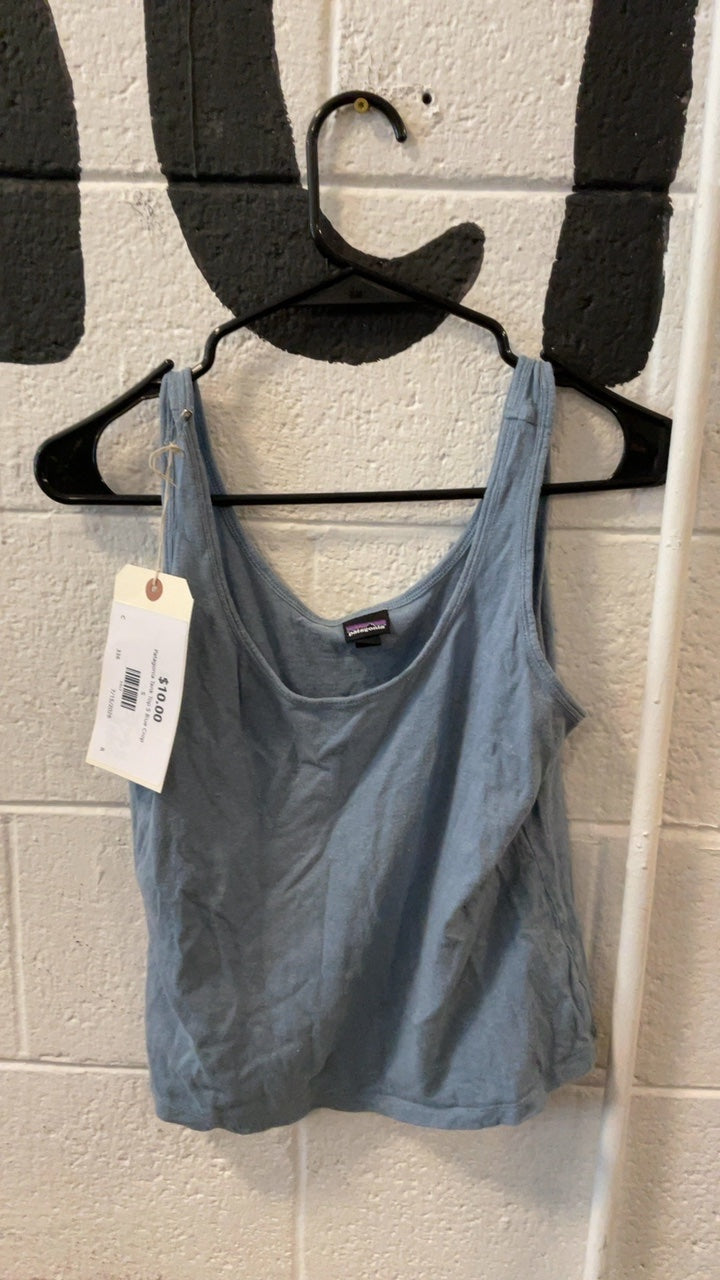 Patagonia Tank Top S Blue Crop