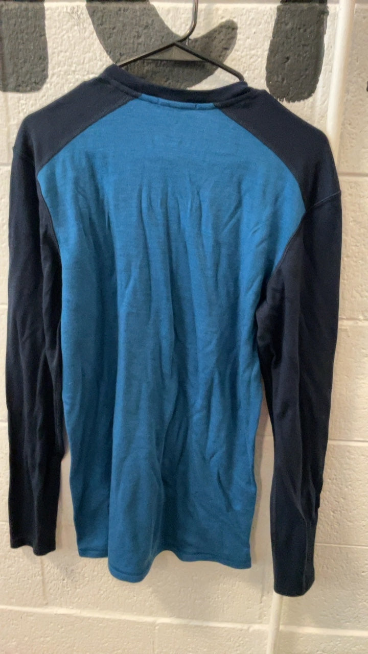 Smartwool Base Layer (Top) M Blue/Navy