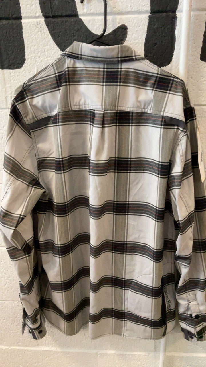 Troy Lee Designs Flannel L White/Grey