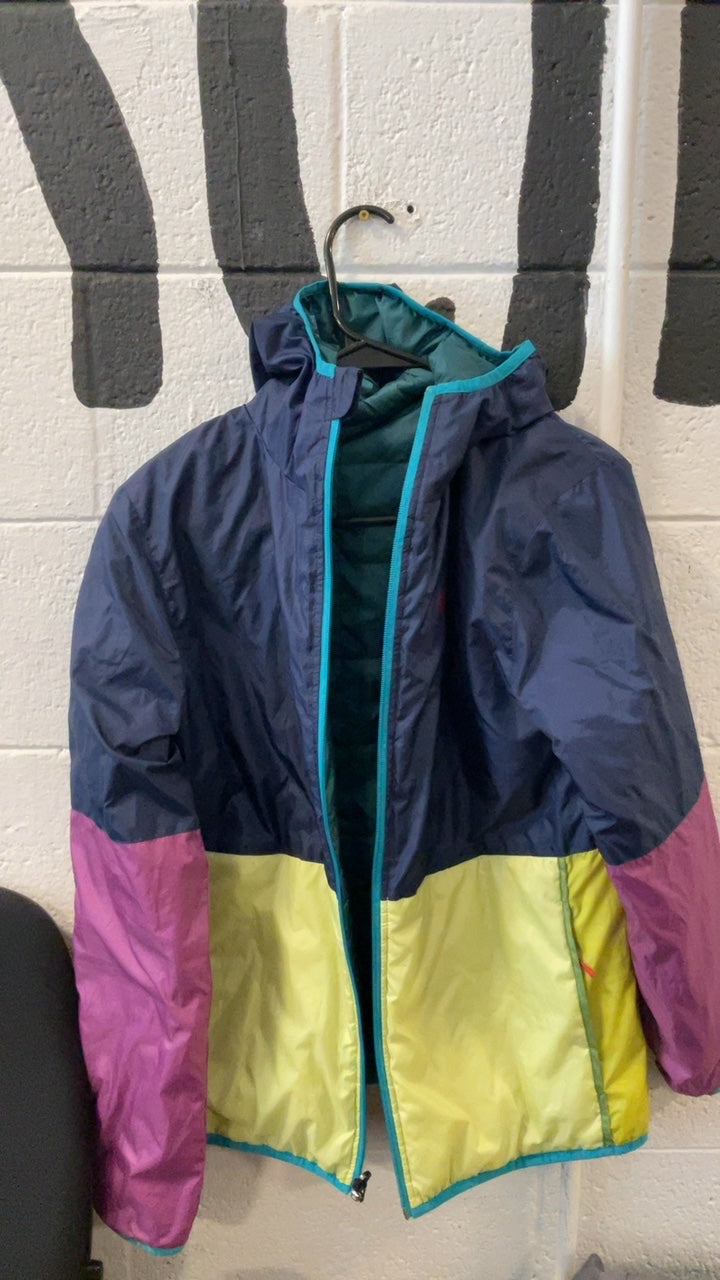 Cotopaxi Jakcet W/L Blue/Green/Purple Insulated