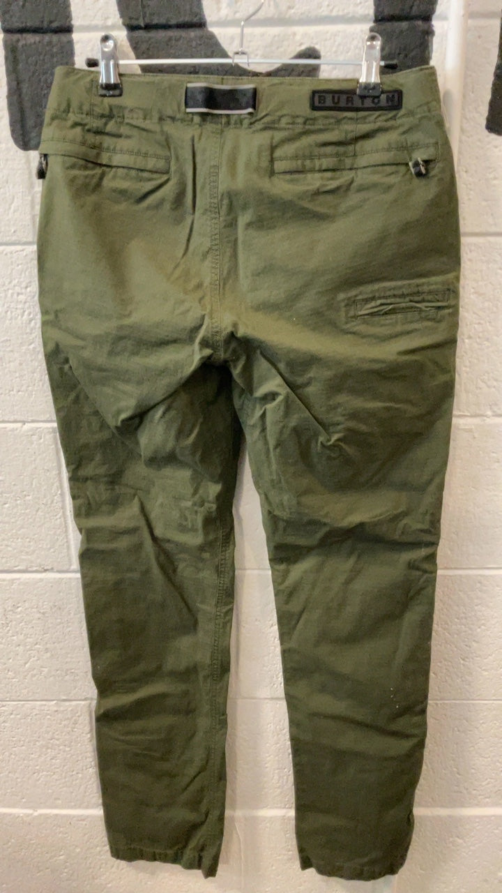 Burton Pants 28 Green w/Belt