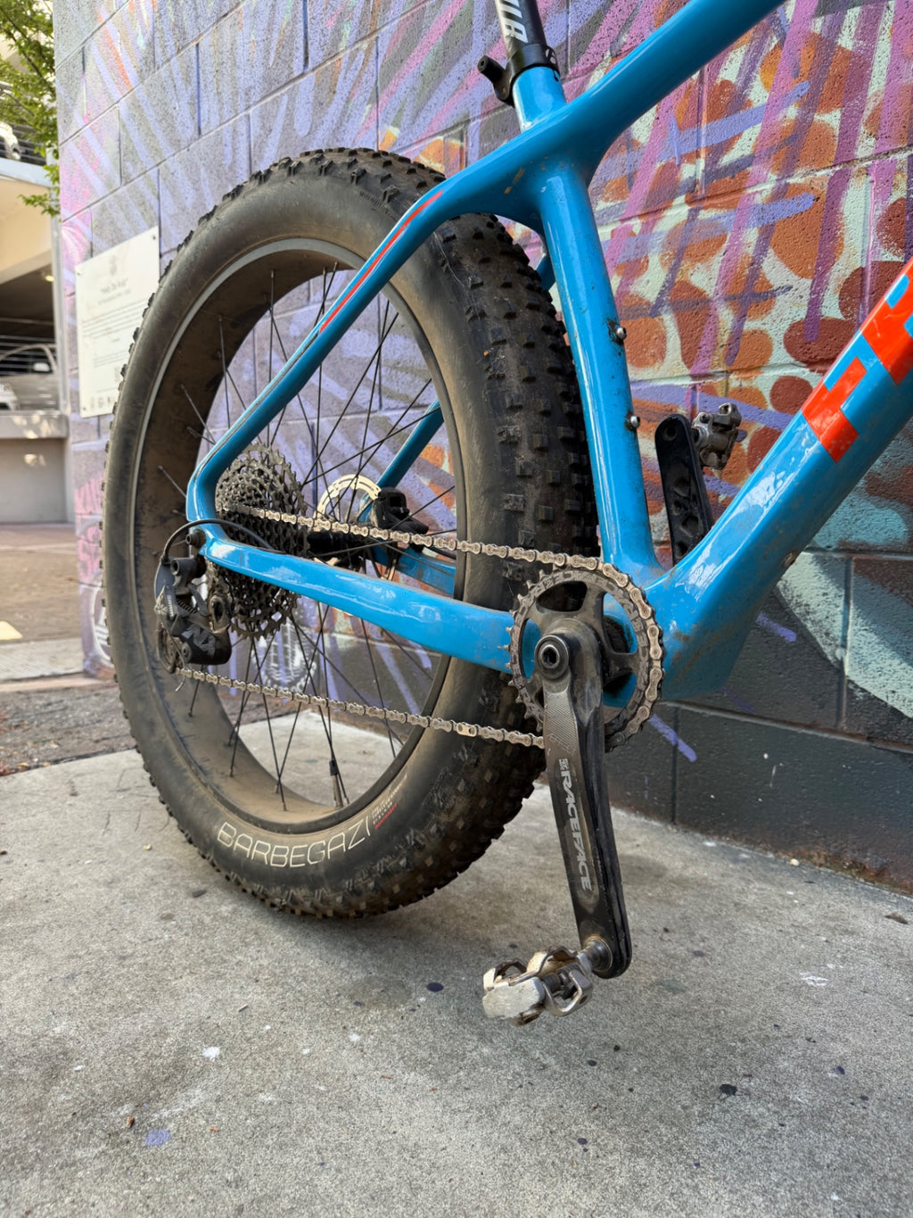 Framed Bike S/M Blue Fat Tire