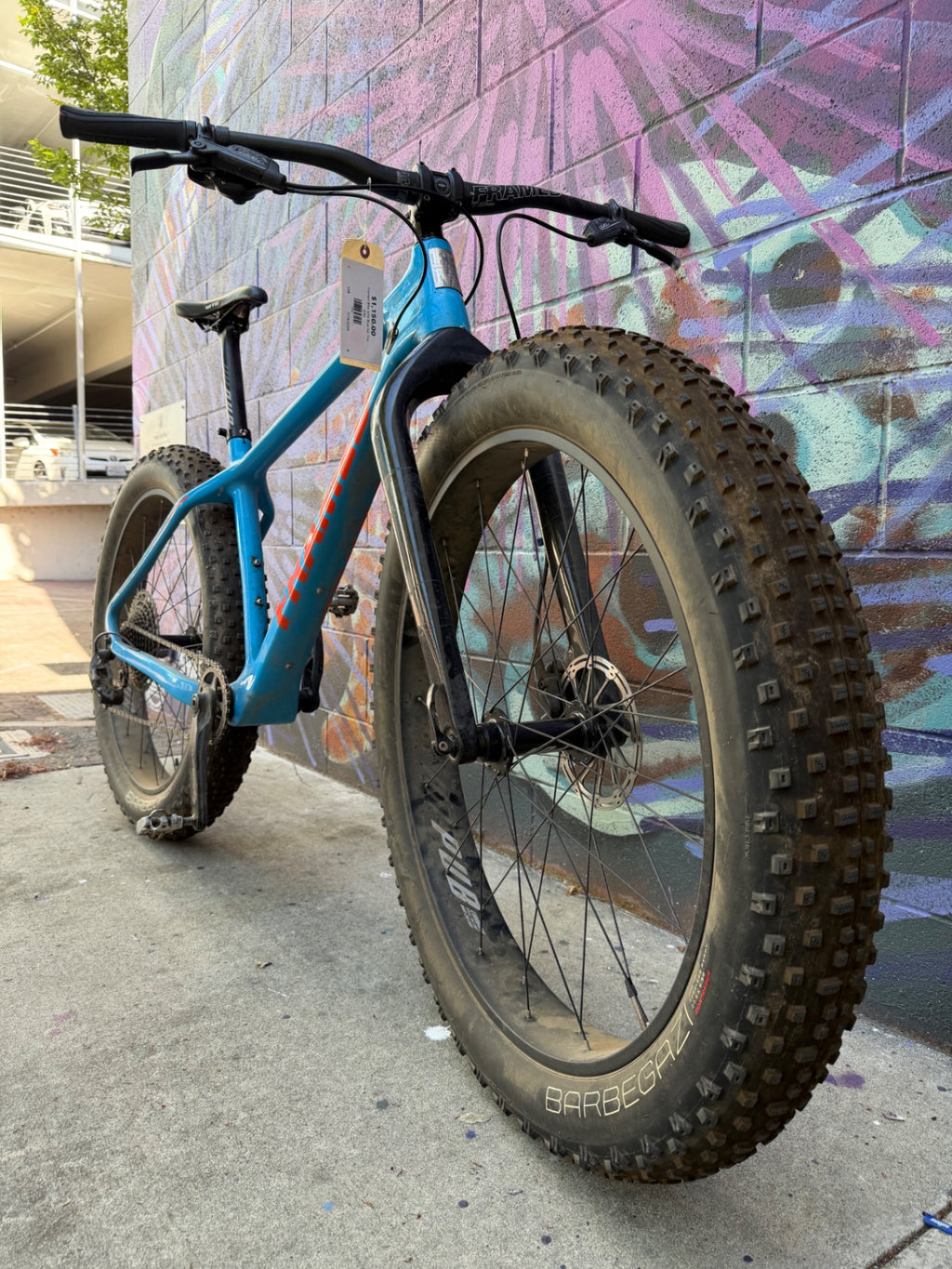 Framed Bike S/M Blue Fat Tire