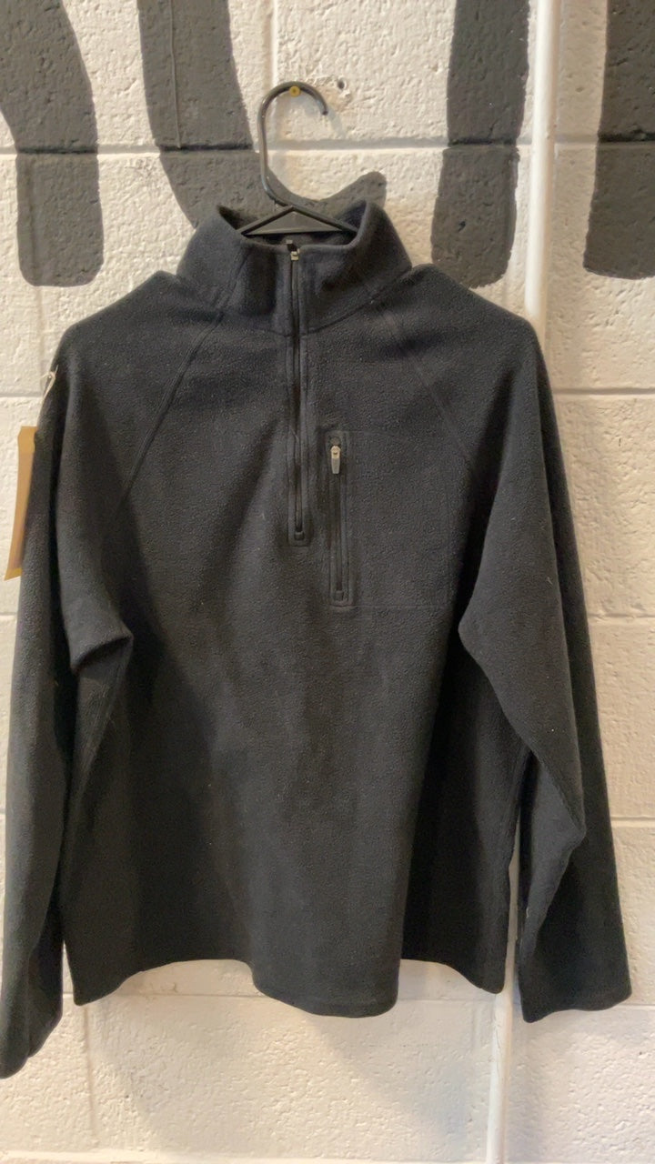 LL Bean Fleece Jacket (Full-Zip) (No Hood) M Black