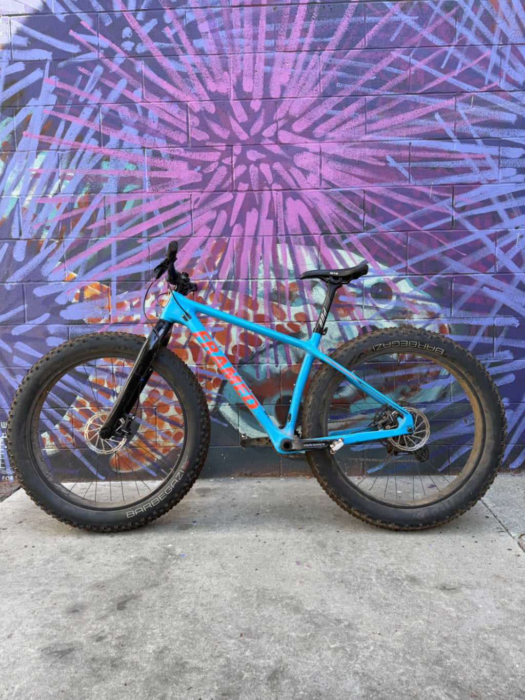 Framed Bike S/M Blue Fat Tire