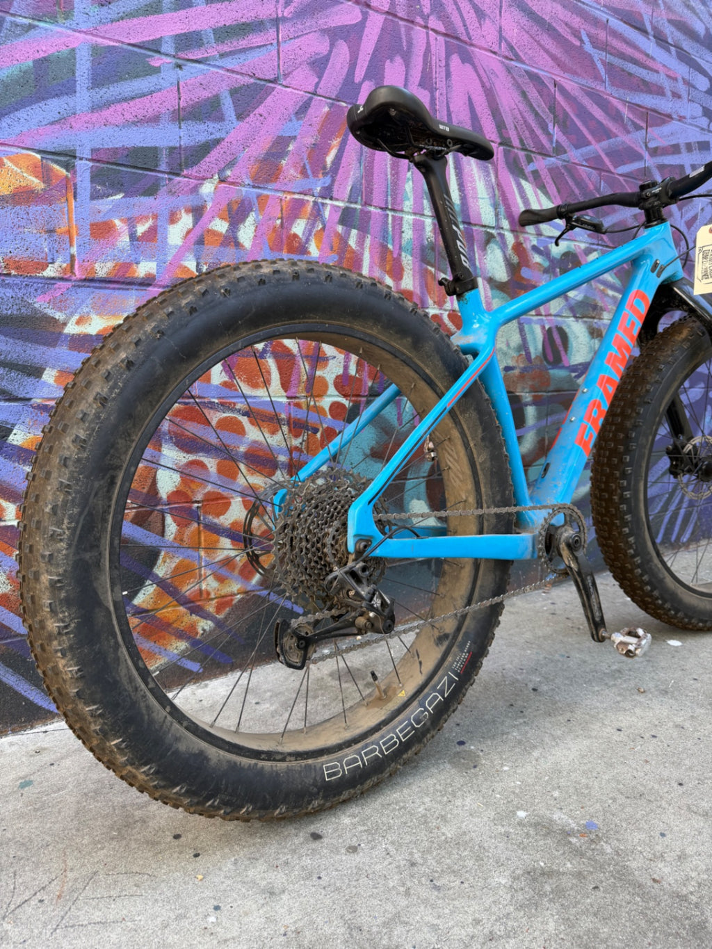 Framed Bike S/M Blue Fat Tire