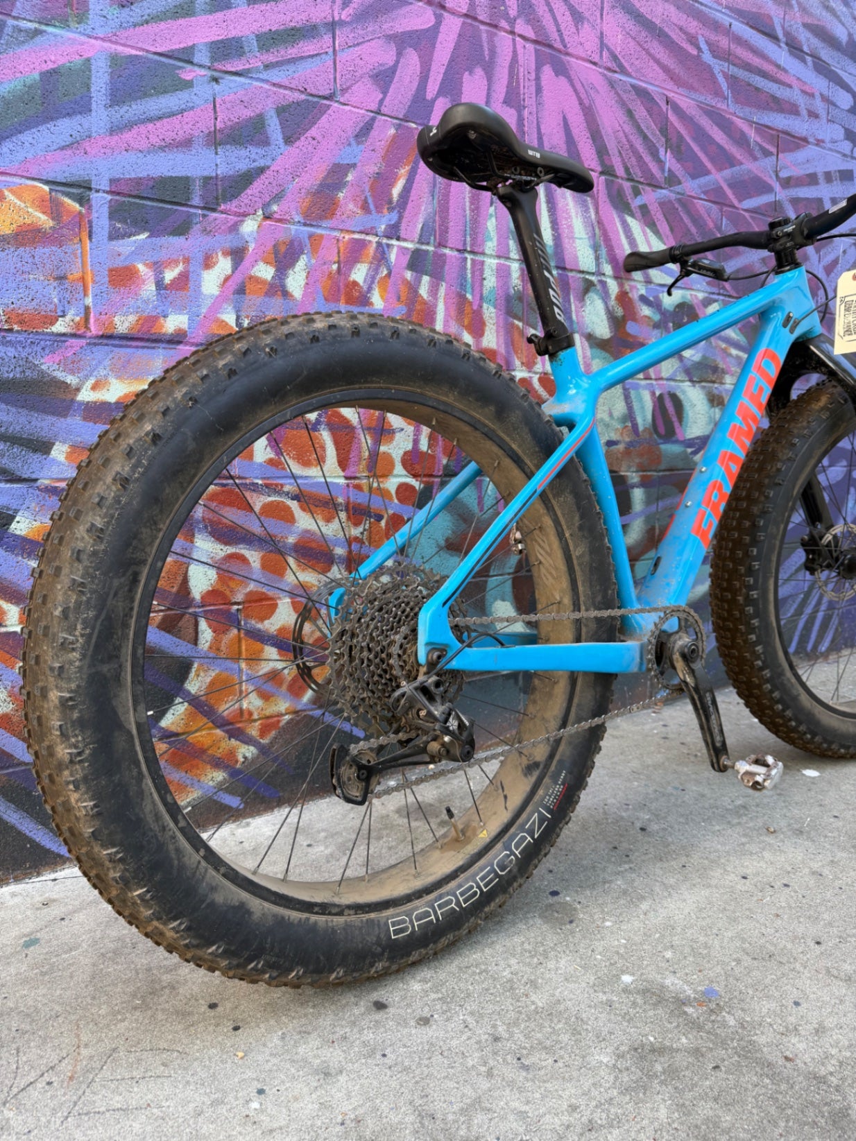 Framed Bike S/M Blue Fat Tire
