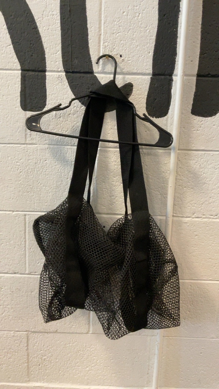 Camp Inn Mesh Duffel Bag Black