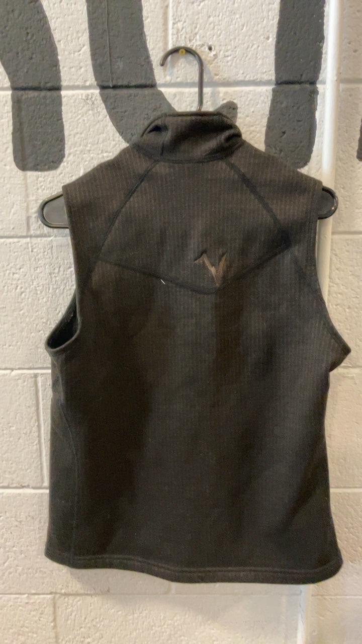 Voormi Wool Vest W's M Black/Brown