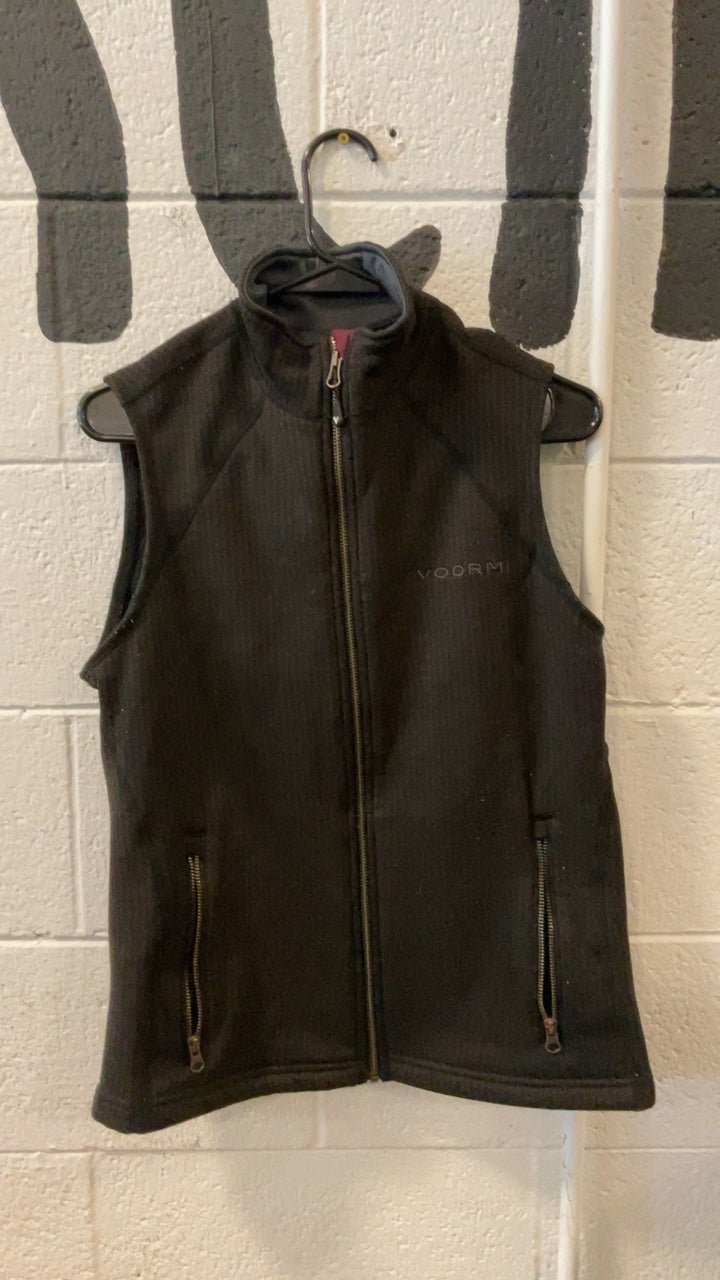 Voormi Wool Vest W's M Black/Brown