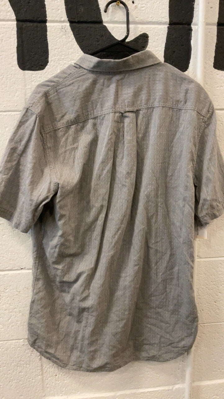 Vans Stitch Pattern Shortsleeve (Button-Up) L Grey
