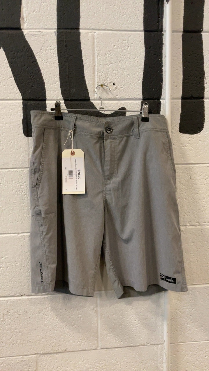 Pelagic Deep Sea Hybrid Shorts (Board) 34 Grey