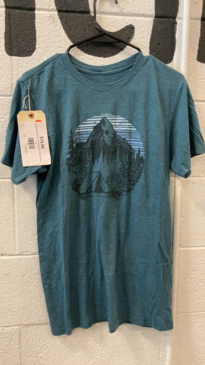 Sonoma Goods For Life Mountain T-Shirt M Blue