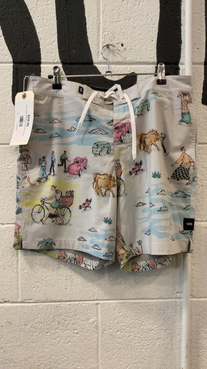 Vans Shorts (Board) 32 Grey/Multi-Color