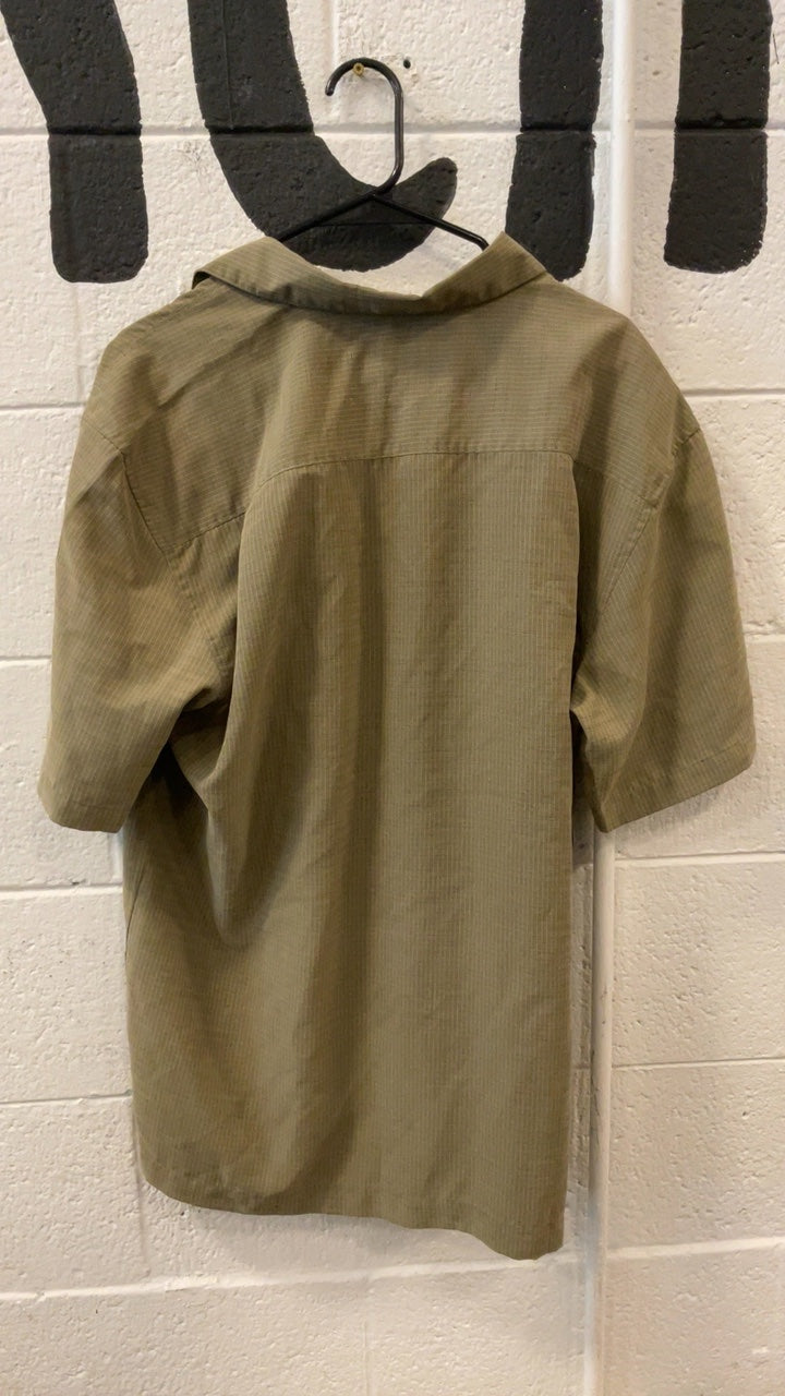 Quiksilver Waterman Collection Shortsleeve (Button-Up) L Green