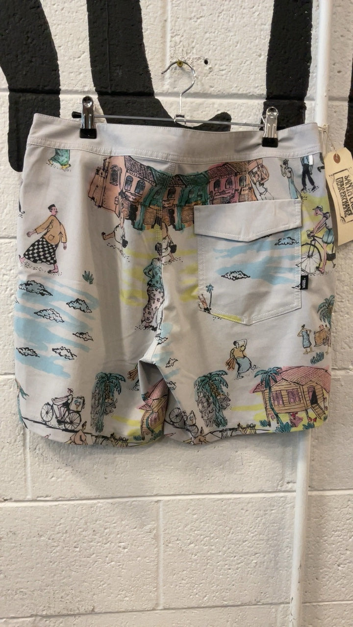 Vans Shorts (Board) 32 Grey/Multi-Color