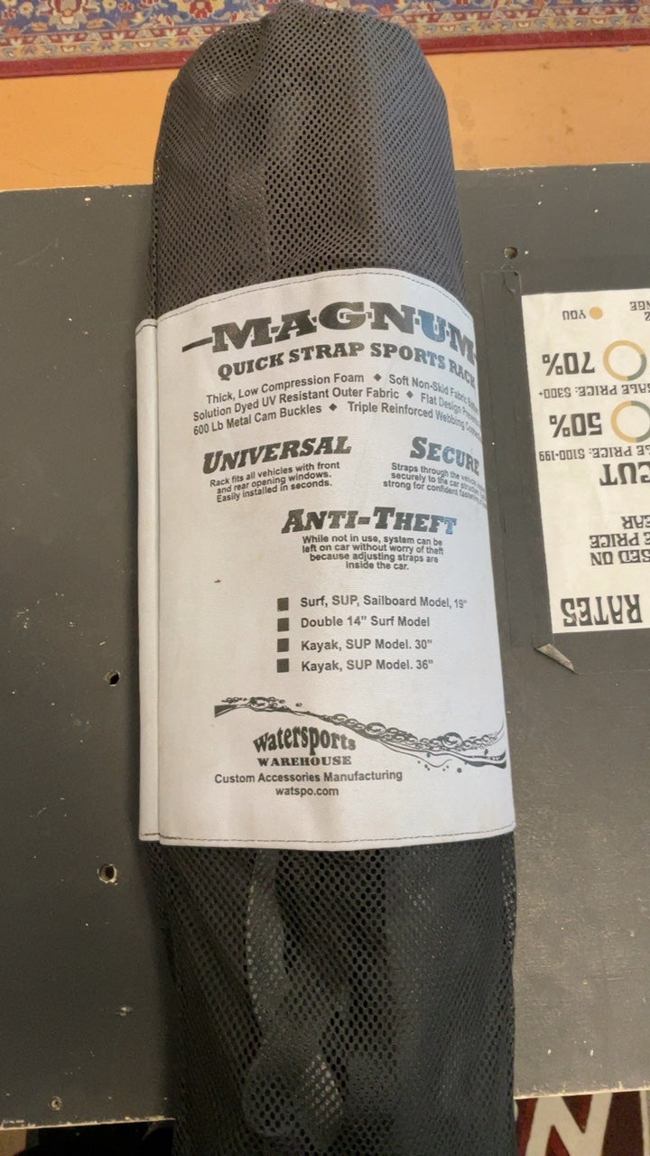 Magnum Roof Rack Black Soft Quick Strap