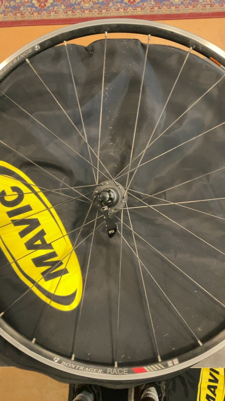 Bontrager Bike Parts (Wheelset) 700c Black Race QR Thru Axle Rim Brake HG11