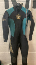 Mormaii Wetsuit M Black/Turquoise 3/2