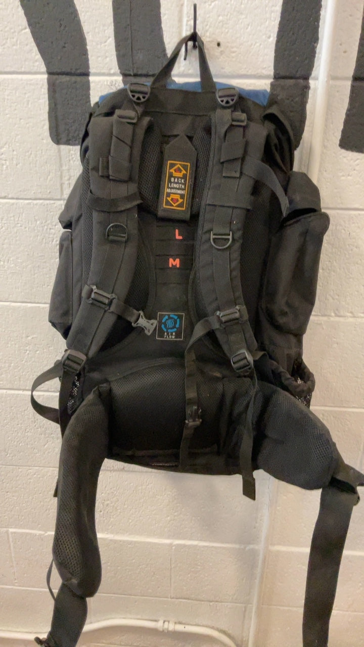 Teton Sports Backpack 65L Black/Blue Exploror 4000