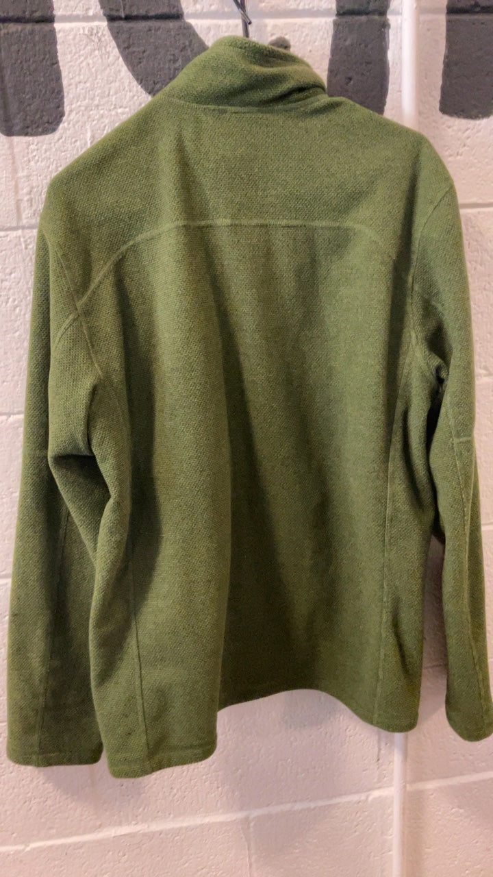 The North Face Fleece Jacket (Full-Zip) (No Hood) M Green