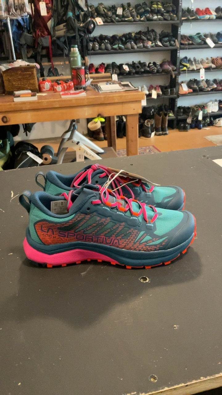 La Sportiva Shoes (Running) 6 Blue/Pink/Orange