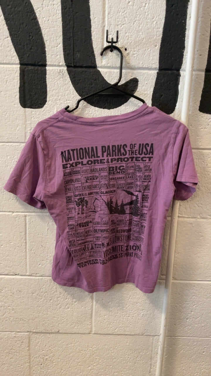 Parks Project National Parks of The USA T-Shirt XS Purple