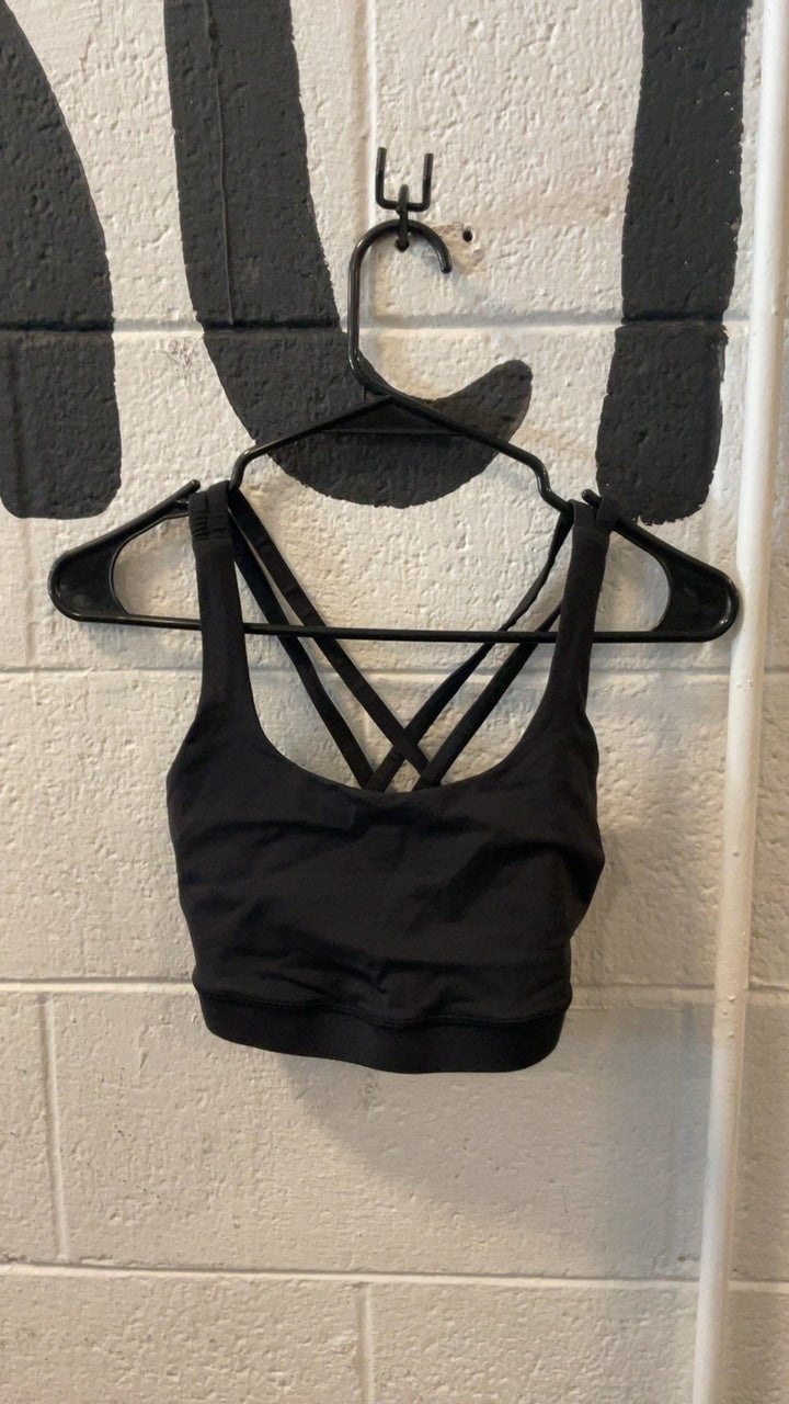 Lululemon Sports Bra S Black