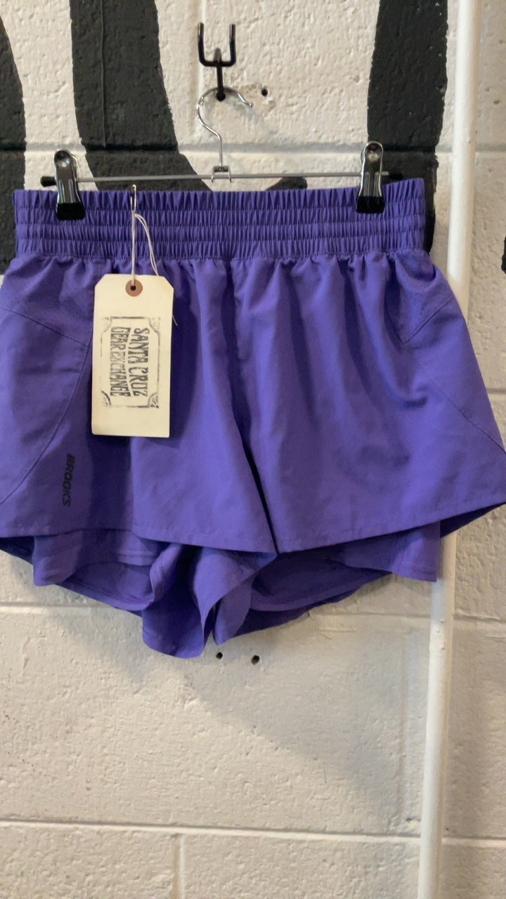 Brooks Running Shorts M Purple